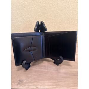 Unbranded Black Leather Bifold Wallet – Soft Leather – Minimalist Design